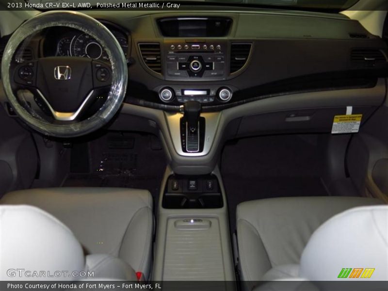 Polished Metal Metallic / Gray 2013 Honda CR-V EX-L AWD