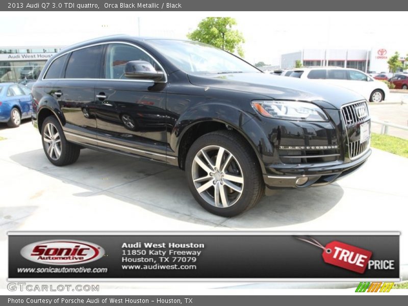 Orca Black Metallic / Black 2013 Audi Q7 3.0 TDI quattro