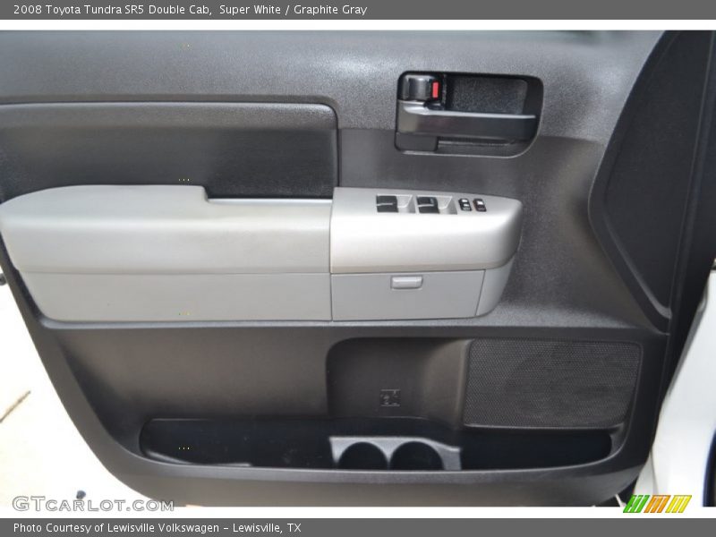 Super White / Graphite Gray 2008 Toyota Tundra SR5 Double Cab