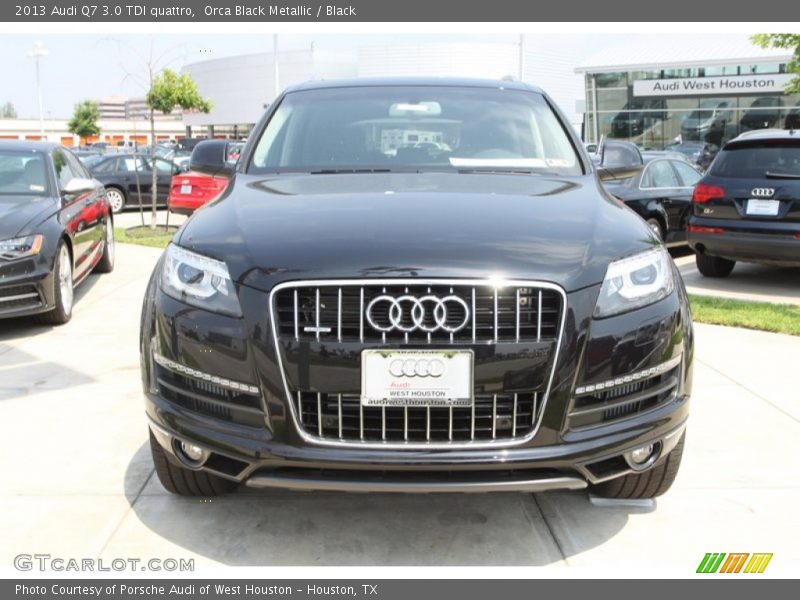Orca Black Metallic / Black 2013 Audi Q7 3.0 TDI quattro