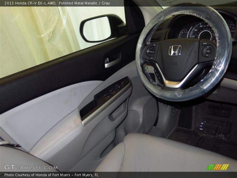 Polished Metal Metallic / Gray 2013 Honda CR-V EX-L AWD