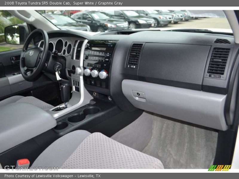 Super White / Graphite Gray 2008 Toyota Tundra SR5 Double Cab