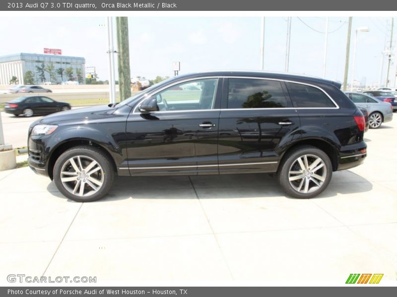 Orca Black Metallic / Black 2013 Audi Q7 3.0 TDI quattro