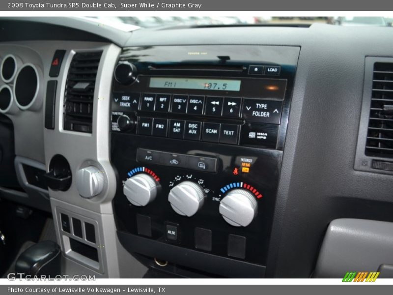 Super White / Graphite Gray 2008 Toyota Tundra SR5 Double Cab