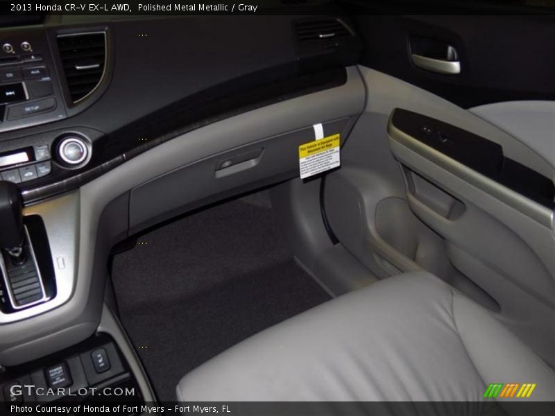 Polished Metal Metallic / Gray 2013 Honda CR-V EX-L AWD