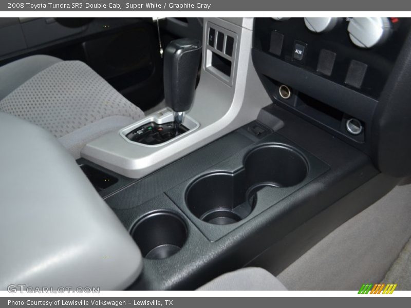 Super White / Graphite Gray 2008 Toyota Tundra SR5 Double Cab