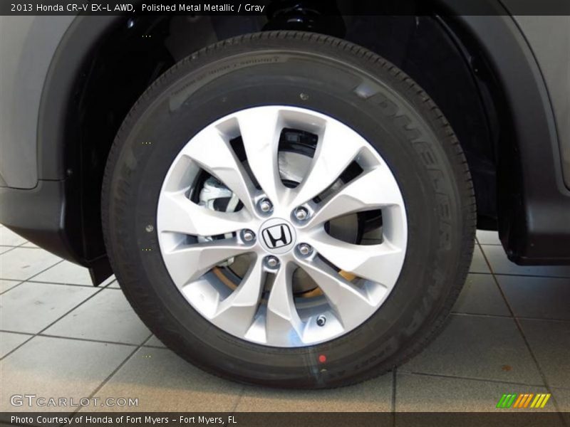 Polished Metal Metallic / Gray 2013 Honda CR-V EX-L AWD