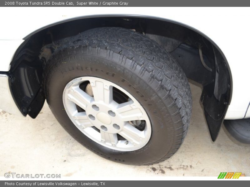 Super White / Graphite Gray 2008 Toyota Tundra SR5 Double Cab