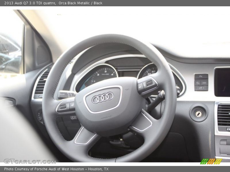 Orca Black Metallic / Black 2013 Audi Q7 3.0 TDI quattro