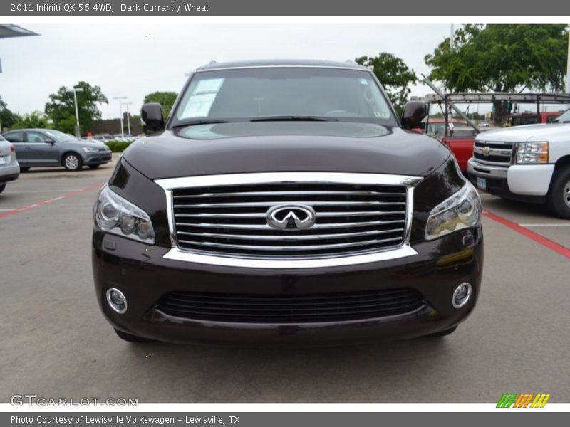 Dark Currant / Wheat 2011 Infiniti QX 56 4WD