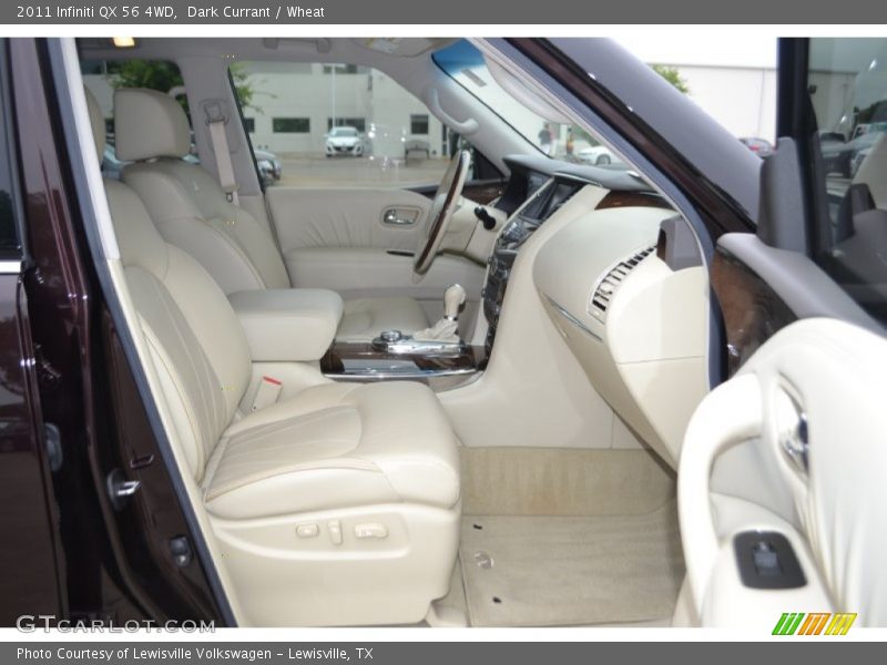 Dark Currant / Wheat 2011 Infiniti QX 56 4WD