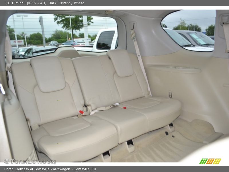 Rear Seat of 2011 QX 56 4WD