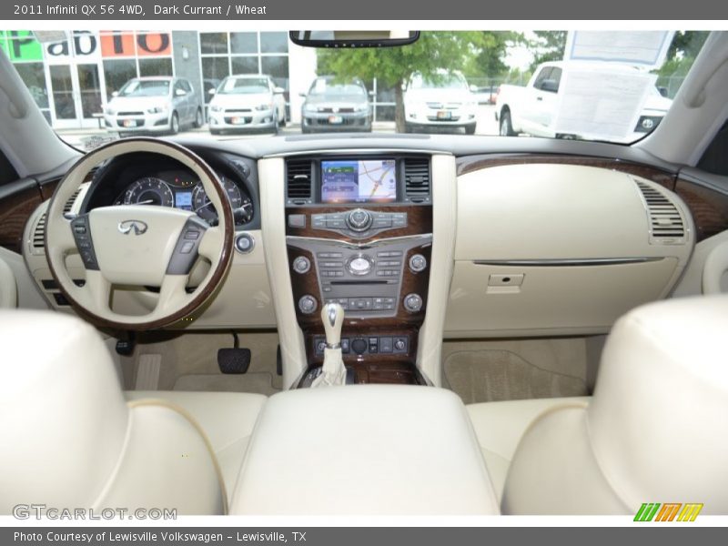 Dashboard of 2011 QX 56 4WD