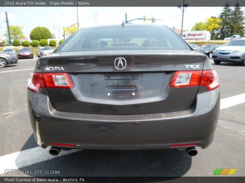 Grigio Metallic / Ebony 2010 Acura TSX Sedan