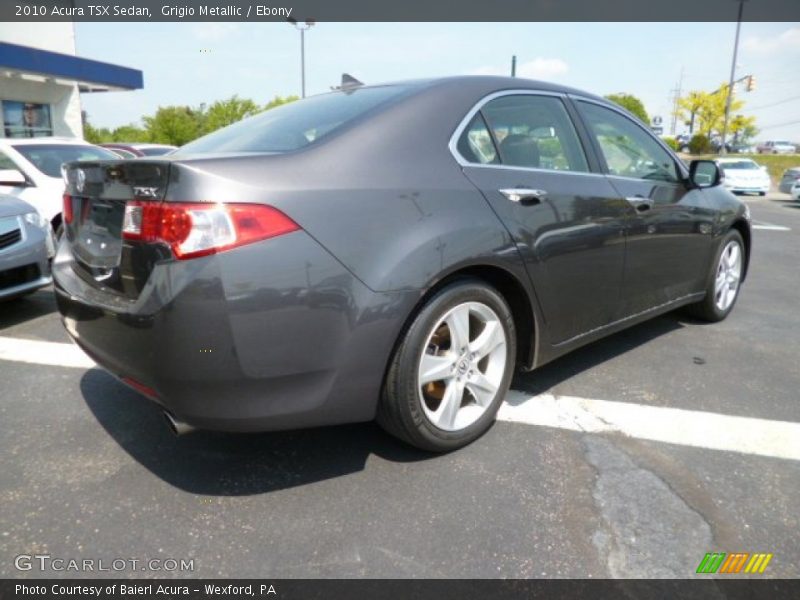 Grigio Metallic / Ebony 2010 Acura TSX Sedan