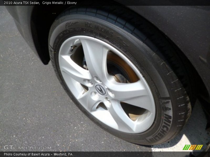 Grigio Metallic / Ebony 2010 Acura TSX Sedan