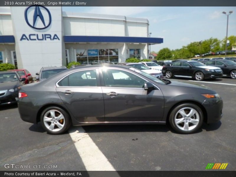 Grigio Metallic / Ebony 2010 Acura TSX Sedan