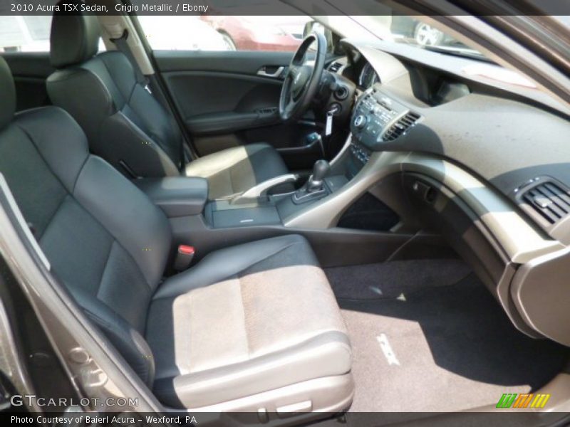 Grigio Metallic / Ebony 2010 Acura TSX Sedan