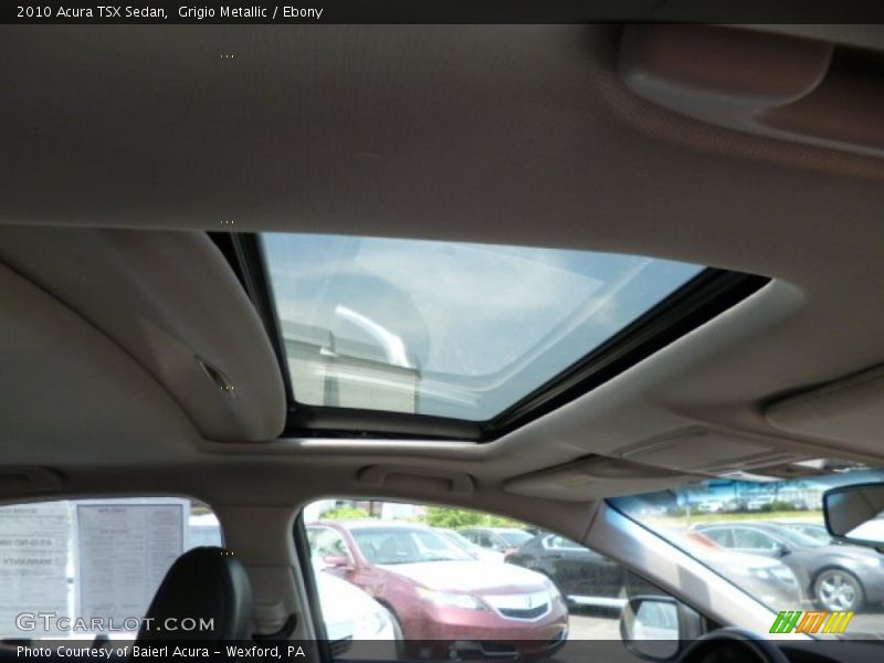 Grigio Metallic / Ebony 2010 Acura TSX Sedan