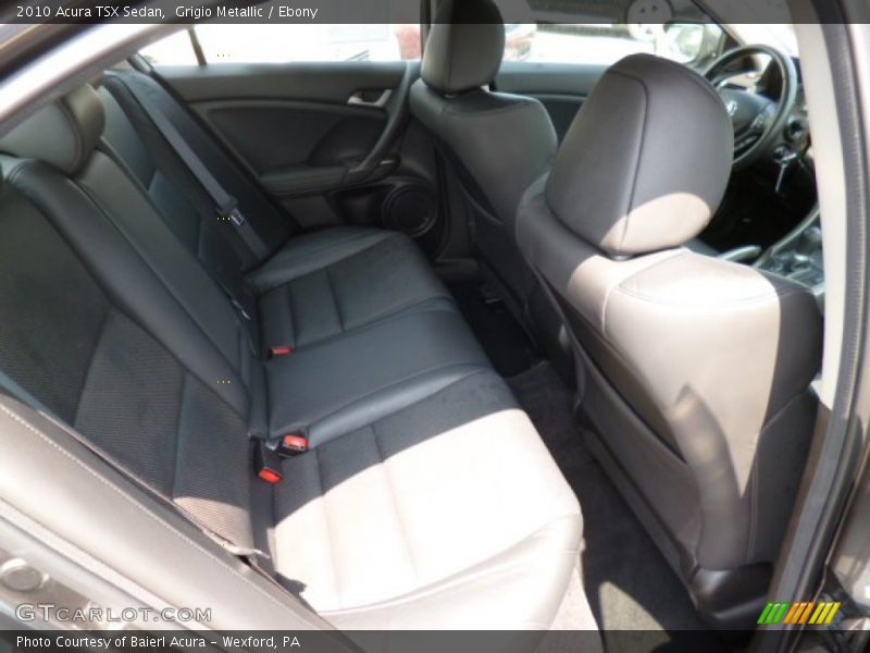Grigio Metallic / Ebony 2010 Acura TSX Sedan