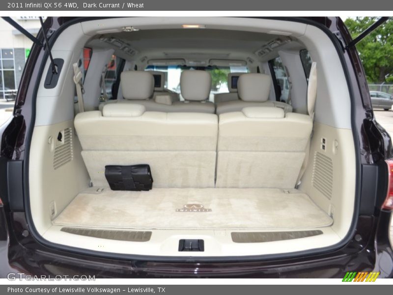  2011 QX 56 4WD Trunk
