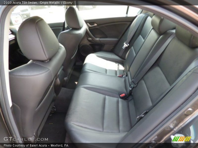 Grigio Metallic / Ebony 2010 Acura TSX Sedan