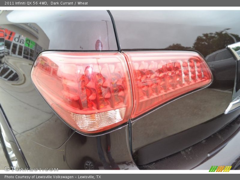 Dark Currant / Wheat 2011 Infiniti QX 56 4WD