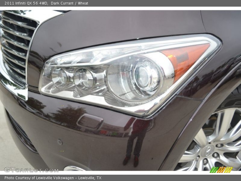 Dark Currant / Wheat 2011 Infiniti QX 56 4WD