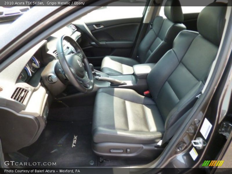 Grigio Metallic / Ebony 2010 Acura TSX Sedan