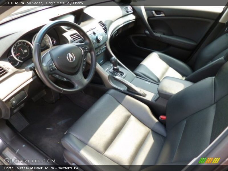 Grigio Metallic / Ebony 2010 Acura TSX Sedan