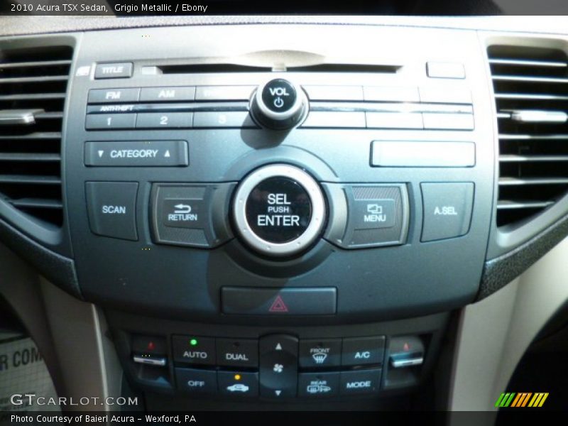 Grigio Metallic / Ebony 2010 Acura TSX Sedan