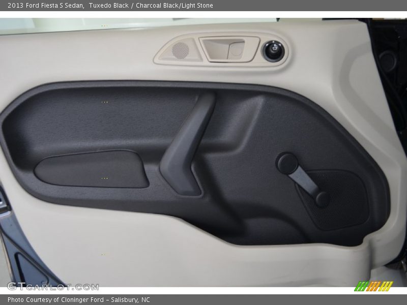Tuxedo Black / Charcoal Black/Light Stone 2013 Ford Fiesta S Sedan