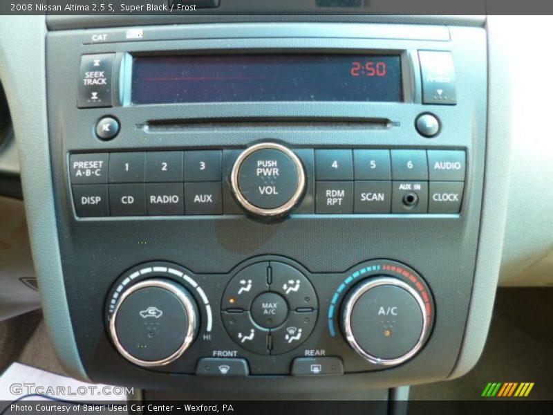 Super Black / Frost 2008 Nissan Altima 2.5 S
