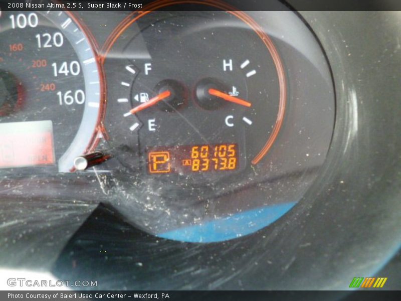 Super Black / Frost 2008 Nissan Altima 2.5 S