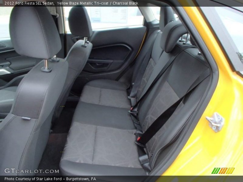 Rear Seat of 2012 Fiesta SEL Sedan