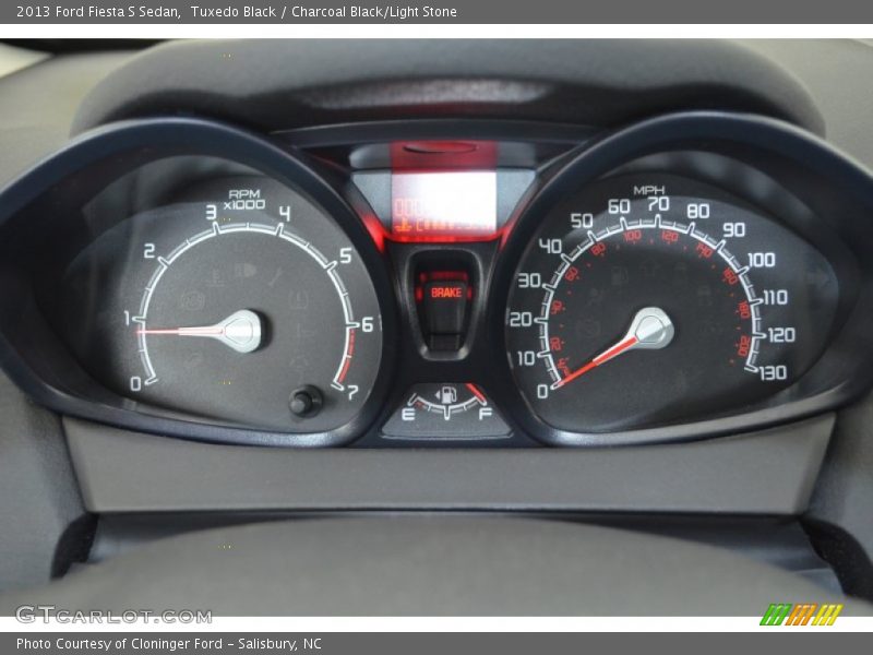 Tuxedo Black / Charcoal Black/Light Stone 2013 Ford Fiesta S Sedan