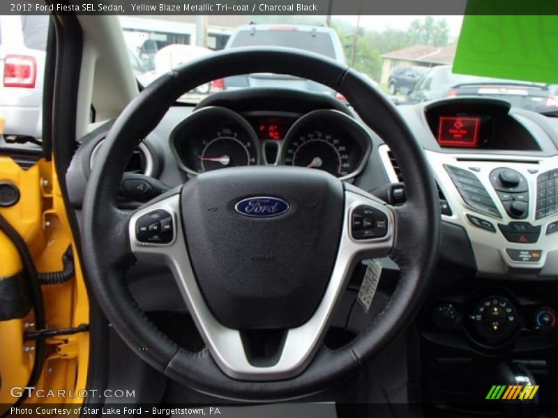  2012 Fiesta SEL Sedan Steering Wheel