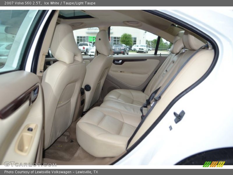 Rear Seat of 2007 S60 2.5T