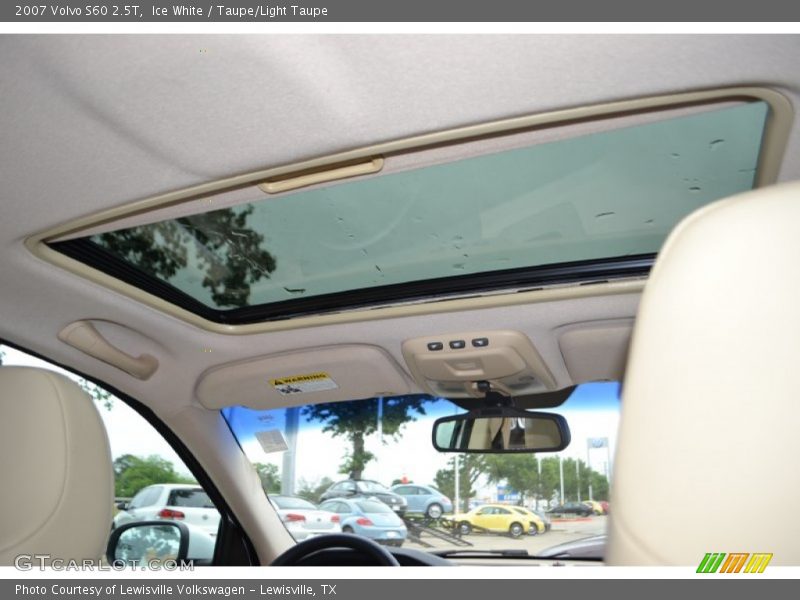 Ice White / Taupe/Light Taupe 2007 Volvo S60 2.5T