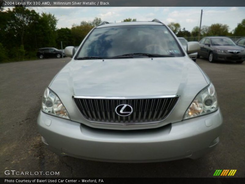 Millinnium Silver Metallic / Black 2004 Lexus RX 330 AWD