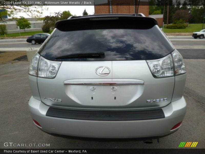 Millinnium Silver Metallic / Black 2004 Lexus RX 330 AWD