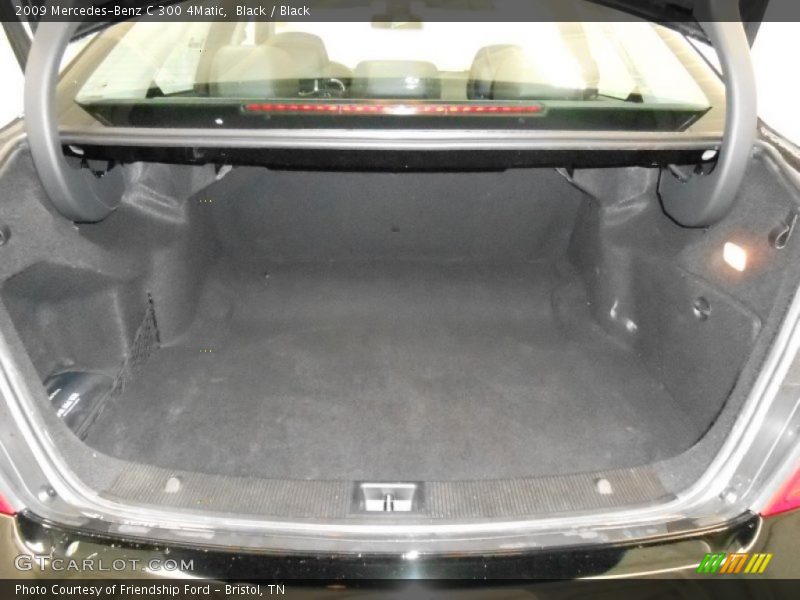 Black / Black 2009 Mercedes-Benz C 300 4Matic