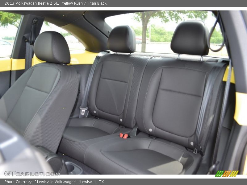 Rear Seat of 2013 Beetle 2.5L