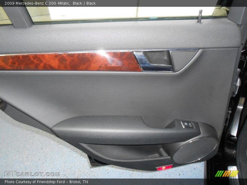 Black / Black 2009 Mercedes-Benz C 300 4Matic