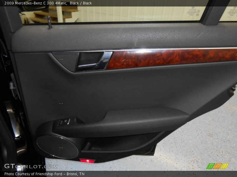 Black / Black 2009 Mercedes-Benz C 300 4Matic