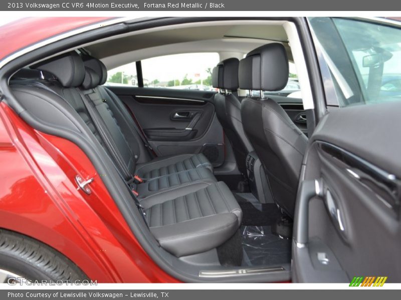 Rear Seat of 2013 CC VR6 4Motion Executive