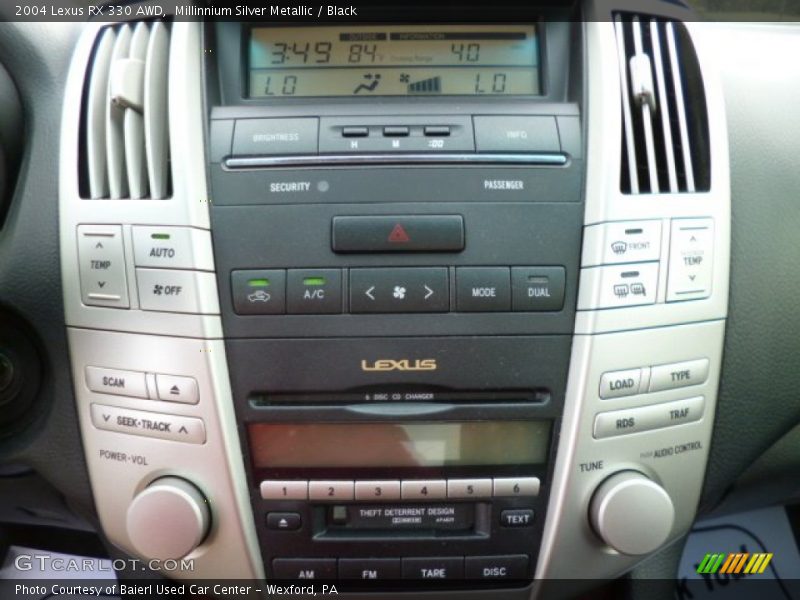 Controls of 2004 RX 330 AWD
