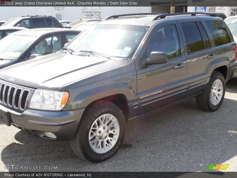Graphite Metallic / Dark Slate Gray 2002 Jeep Grand Cherokee Limited 4x4