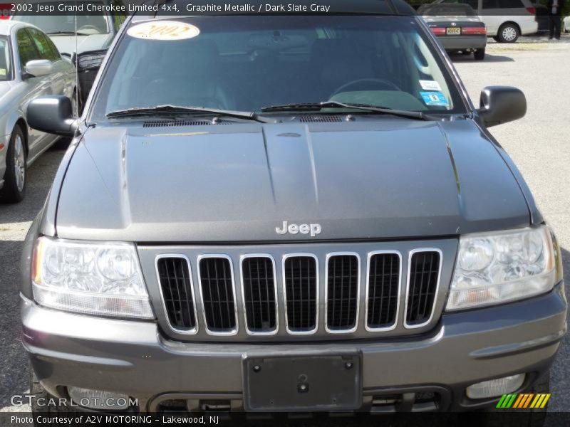 Graphite Metallic / Dark Slate Gray 2002 Jeep Grand Cherokee Limited 4x4
