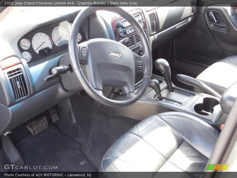 Graphite Metallic / Dark Slate Gray 2002 Jeep Grand Cherokee Limited 4x4